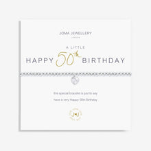 Load image into Gallery viewer, A LITTLE HAPPY 50TH BIRTHDAY -BRACELET