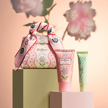 Load image into Gallery viewer, CK Woven Flowers Mini Hand & Lip Bag (Hand Cream 50ml, Lip Balm 10ml)