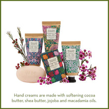 Load image into Gallery viewer, Sunflower Swan Velvet Pouch (Hand Creams 3x30ml & Guest Soap 50g)