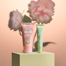 Load image into Gallery viewer, CK Woven Flowers Mini Hand & Lip Bag (Hand Cream 50ml, Lip Balm 10ml)