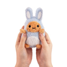 Load image into Gallery viewer, Mini Sitting Plush Toy Blue Bunny Ricespud Bunny Rabbit