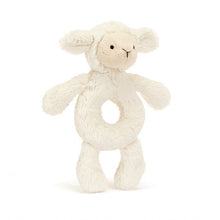 Load image into Gallery viewer, Bashful Lamb Ring Rattle