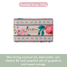 Load image into Gallery viewer, CK WILD FLOWERS WILD WOMEN Travel Beauty Pouch (Hand Cream 30ml, Body Cream 30ml, Body Wash 30ml, Scented Soap 100g)