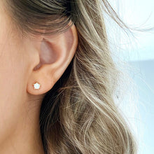 Load image into Gallery viewer, Opal Stone Turtle Stud Earring in Gold
