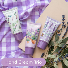 Load image into Gallery viewer, ENGLISH LAVENDER Hand Cream Trio (3x30ml)