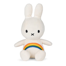 Load image into Gallery viewer, Miffy Corduroy Rainbow White 18 cm 7"