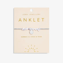 Load image into Gallery viewer, ANKLET BLUE AGATE Silver Plated Anklet