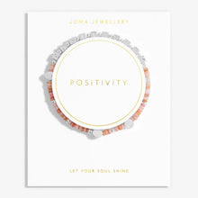 Load image into Gallery viewer, HAPPY LITTLE MOMENTS  POSITIVITY  Silver Plated  Bracelet
