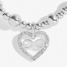 Load image into Gallery viewer, LIFE&#39;S A CHARM  LOVELY FRIEND  Silver  Charm Bracelet
