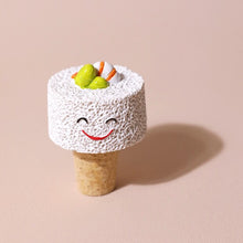 Load image into Gallery viewer, California Roll Sushi Cork Bottle Stopper