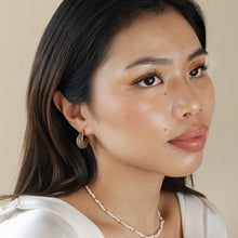 Load image into Gallery viewer, Organic Resin Earrings Cocoa