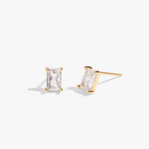 LOVE FROM YOUR LITTLE ONES  LOVE YOU LOTS MUM  Gold Plated  Stud Earrings