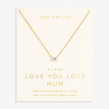 Load image into Gallery viewer, LOVE FROM YOUR LITTLE ONES LOVE YOU LOTS MUM Gold Plated