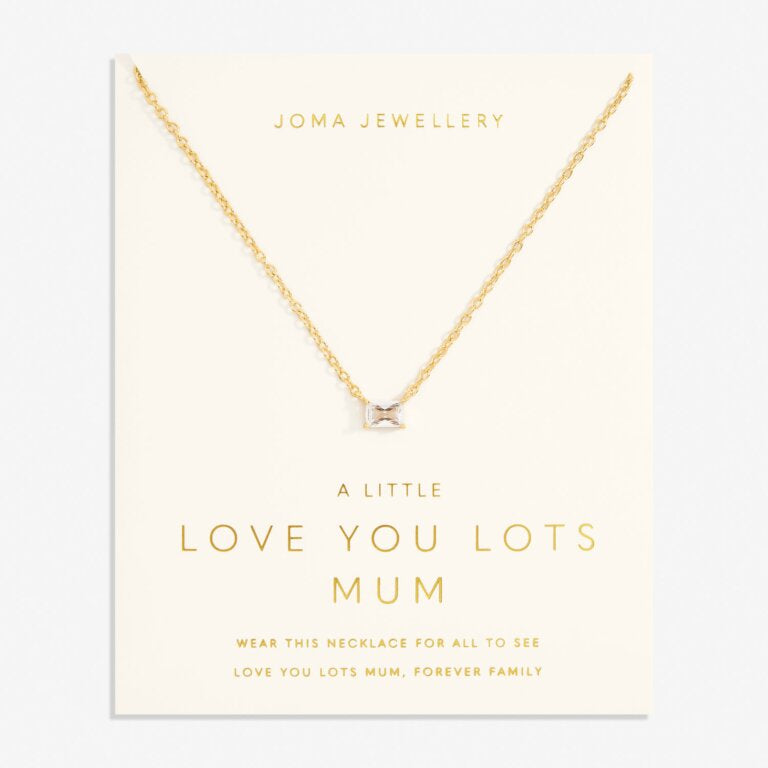 LOVE FROM YOUR LITTLE ONES  LOVE YOU LOTS MUM  Gold Plated