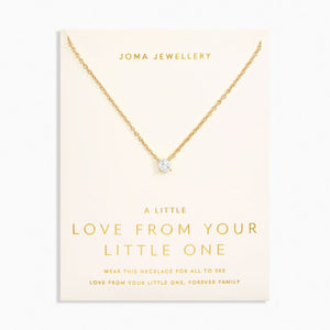 LOVE FROM YOUR LITTLE ONES  ONE  Gold Plated  Necklace