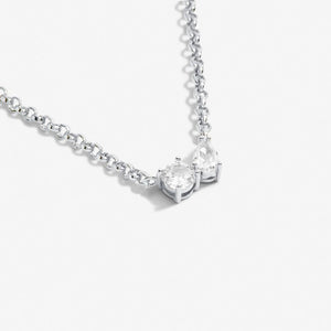 LOVE FROM YOUR LITTLE ONES  TWO  Silver Plated  Necklace