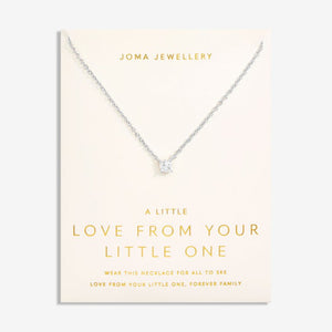 LOVE FROM YOUR LITTLE ONES  ONE  Silver Plated  Necklace
