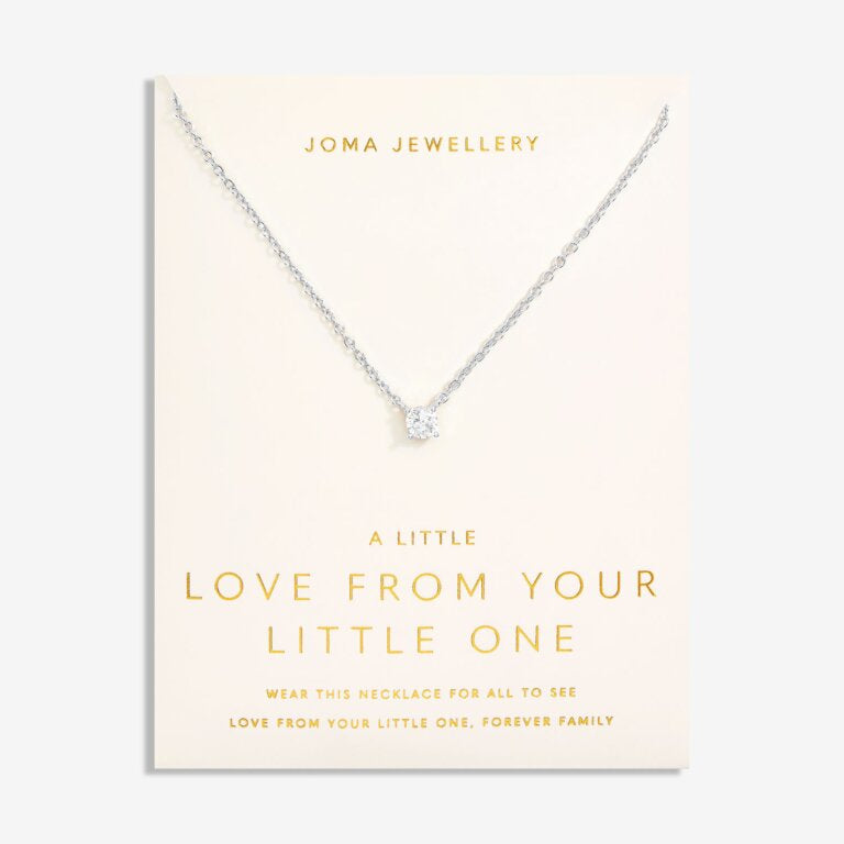 LOVE FROM YOUR LITTLE ONES  ONE  Silver Plated  Necklace
