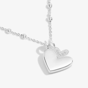 MOTHER'S DAY A LITTLE NECKLACE  MOTHER AND DAUGHTER  Silver Plated  Necklace