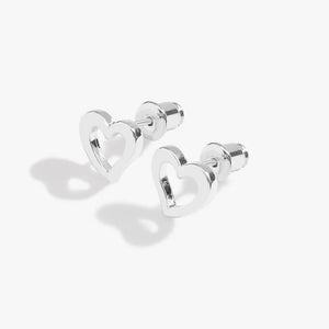 MOTHER'S DAY FROM THE HEART GIFT BOX  LOVE YOU MUM  Silver Plated  Earrings
