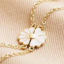 Load image into Gallery viewer, Mother & Child Set of 2 Flower Bracelets in Gold