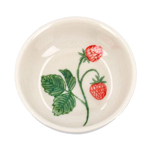Stoneware Bowl 5cm - Strawberries