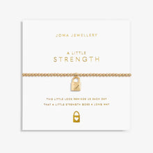 Load image into Gallery viewer, Gold A Little ‘Strength’ Bracelet
