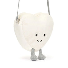 Load image into Gallery viewer, Amuseables Cream Heart Bag
