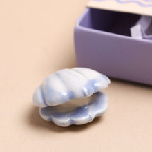 Load image into Gallery viewer, Tiny Matchbox Ceramic Pearl Oyster Token