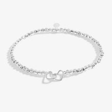 Load image into Gallery viewer, FOREVER YOURS DARLING DAUGHTER Silver Bracelet 17.5cm stretch