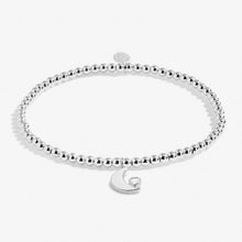 Load image into Gallery viewer, MOTHER'S DAY A LITTLE LOVE YOU TO THE MOON AND BACK MUM Silver Plated Bracelet 17.5cm stretc