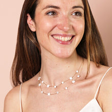 Load image into Gallery viewer, Shooting Stars Layered Necklace in Gold