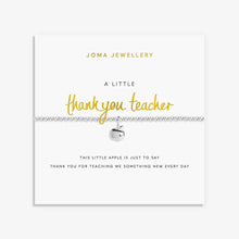 Load image into Gallery viewer, a little THANK YOU TEACHER - bracelet