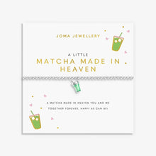 Load image into Gallery viewer, A LITTLE VIBES MATCHA MADE IN HEAVEN Silver Plated Bracelet 17.5cm stretch