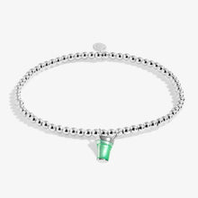 Load image into Gallery viewer, A LITTLE VIBES MATCHA MADE IN HEAVEN Silver Plated Bracelet 17.5cm stretch