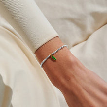 Load image into Gallery viewer, A LITTLE VIBES PEAS IN A POD Silver Plated Bracelet 17.5cm stretch