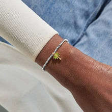 Load image into Gallery viewer, A LITTLE VIBES HELLO SUMMER Silver Plated Bracelet 17.5cm stretch