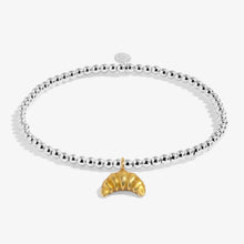Load image into Gallery viewer, A LITTLE VIBES BABES WHO BRUNCH Silver Plated Bracelet 17.5cm stretch