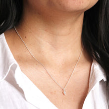 Load image into Gallery viewer, Mini Conch Shell Pendant Necklace in Silver