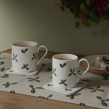Load image into Gallery viewer, Mug - Standard - Christmas Holly And Berry - Door Scene
