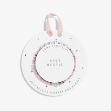 Load image into Gallery viewer, Kids' Happy Little Moments 'Best Bestie' Bracelet in Silver Plating