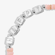 Load image into Gallery viewer, Kids' Happy Little Moments 'Happy Birthday' Bracelet in Silver Plating