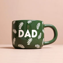 Load image into Gallery viewer, Ceramic Green Leafy Dad Mug