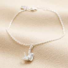 Load image into Gallery viewer, Hanging Sloth Bracelet in Silver