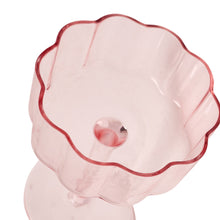 Load image into Gallery viewer, Set Of 2 Hestia Bright Pink Scalloped Martini Glass