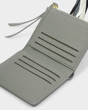 Load image into Gallery viewer, HALLIE PURSE Graphite Green 9.5cm x 12.5cm x 1.2cm
