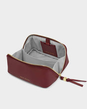Load image into Gallery viewer, FOLD-OUT MIRROR MAKE UP BAG Cherry 8.5cm x 16cm x 8.5cm