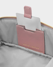 Load image into Gallery viewer, FOLD-OUT MIRROR MAKE UP BAG Deep Rose 8.5cm x 16cm x 8.5cm