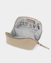 Load image into Gallery viewer, SOHO MEDIUM MAKE UP WASH BAG Light Taupe 11.5cm x 21cm x 11.5cm