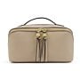 Load image into Gallery viewer, SOHO MEDIUM MAKE UP WASH BAG Light Taupe 11.5cm x 21cm x 11.5cm